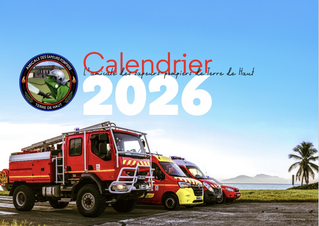 Calendrier 2026 des sapeurs-pompiers de Terre-de-Haut